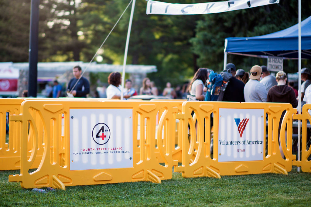Billboard Barricade - Premium Event Barrier