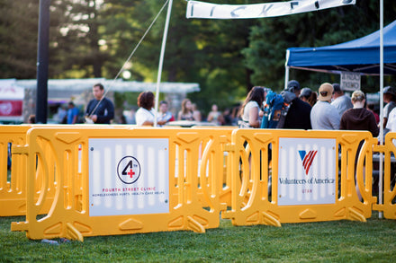 Billboard Barricade - Premium Event Barrier