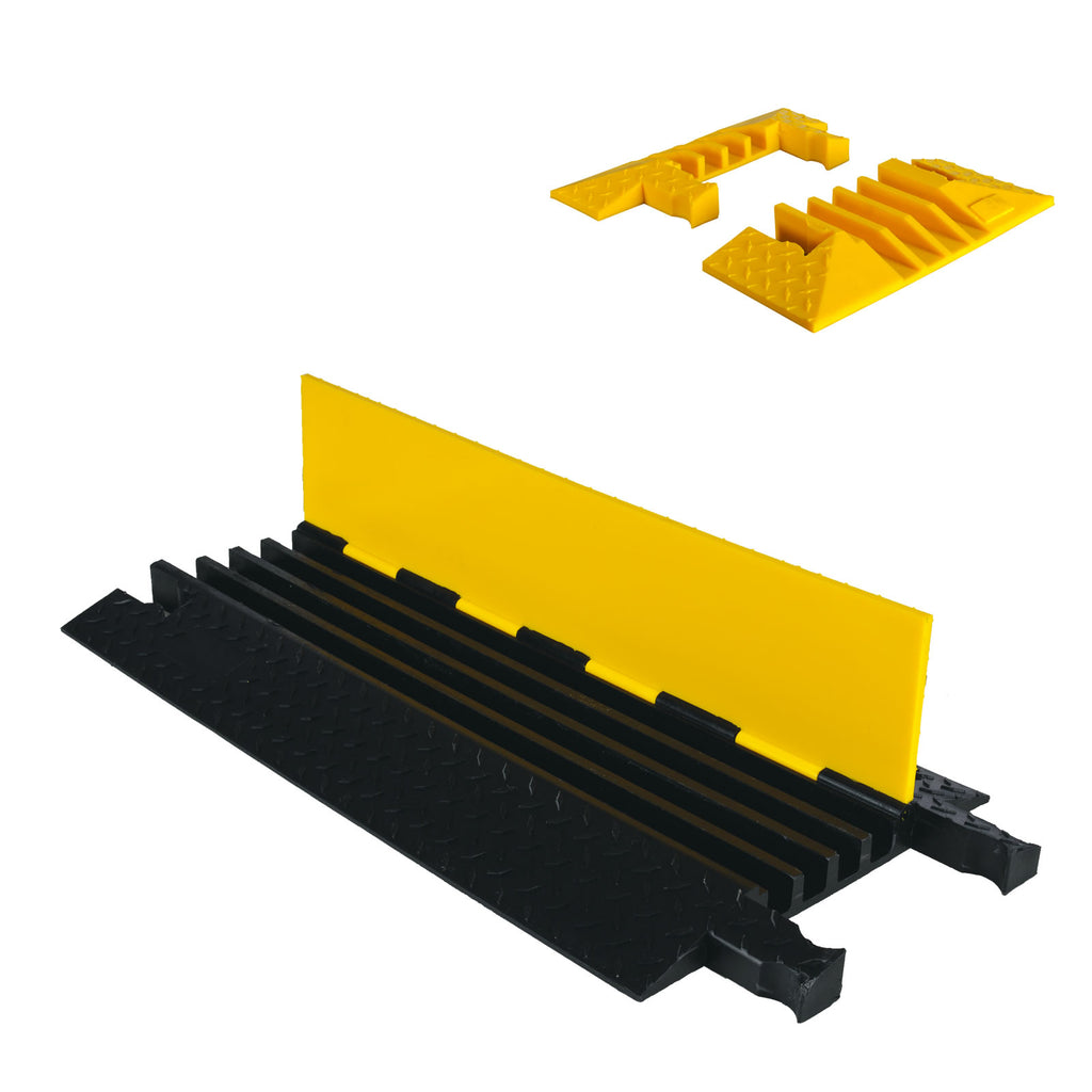4 Channel Heavy Duty Yellow Jacket® Cable Protector