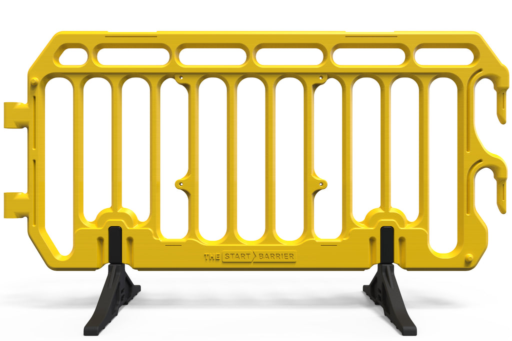 Plastic Crowd Control Barrier 6.5ft  - The Start Barricade