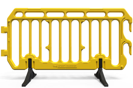 Plastic Crowd Control Barrier 6.5ft  - The Start Barricade