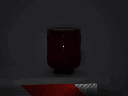 Yodock Aerocade Red Warning Light - Solar