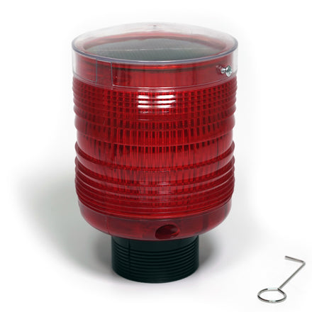 Yodock Aerocade Red Warning Light - Solar