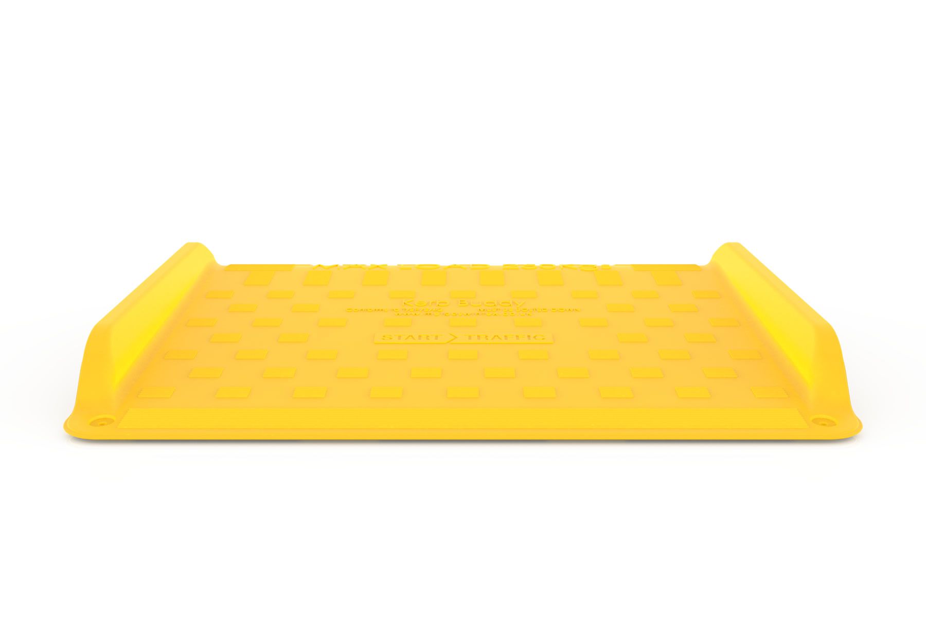 BAIYING Curb Ramps Color : Yellow, Size : 49X22X4CM Bottom of Grid Non-slip PVC for Motorcycle Wheelbarrow Wheelchair Battery Car Sidewalk Curb Ramp Threshold Ramp 7 Sizes 2 Colors