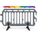 Plastic Crowd Control Barrier 6.5ft - The Start Barrier