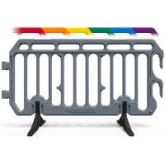 Plastic Crowd Control Barrier 6.5ft  - The Start Barrier