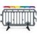 Plastic Crowd Control Barrier 6.5ft  - The Start Barrier