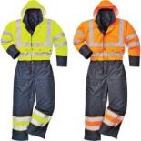 Lined Coverall Class 3 Hi-Vis Contrast With Padding
