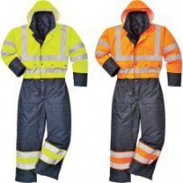Lined Coverall Class 3 Hi-Vis Contrast With Padding