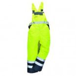 Class 2 Hi-viz Contrast Bib & Brace Lined & Unlined