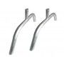 Bridge Barricade Feet (Sold in Pairs) - Galvanized Metal