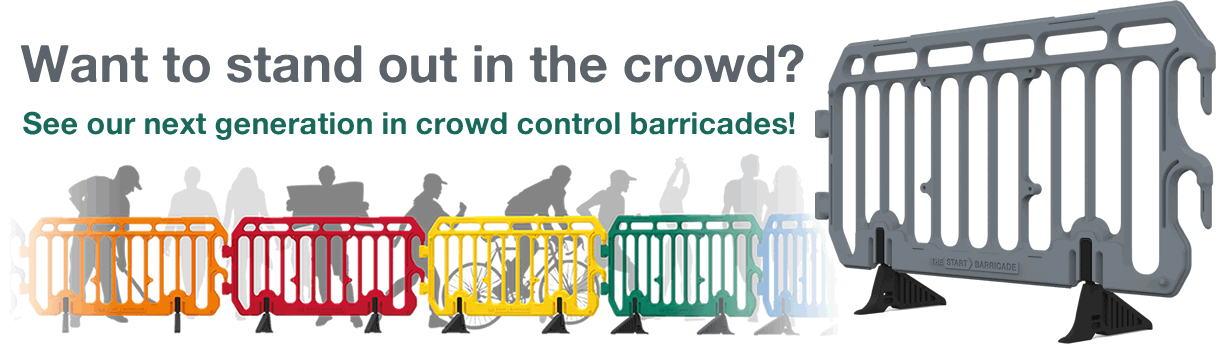 The Start Barricade Plastic Crowd Control Barrier