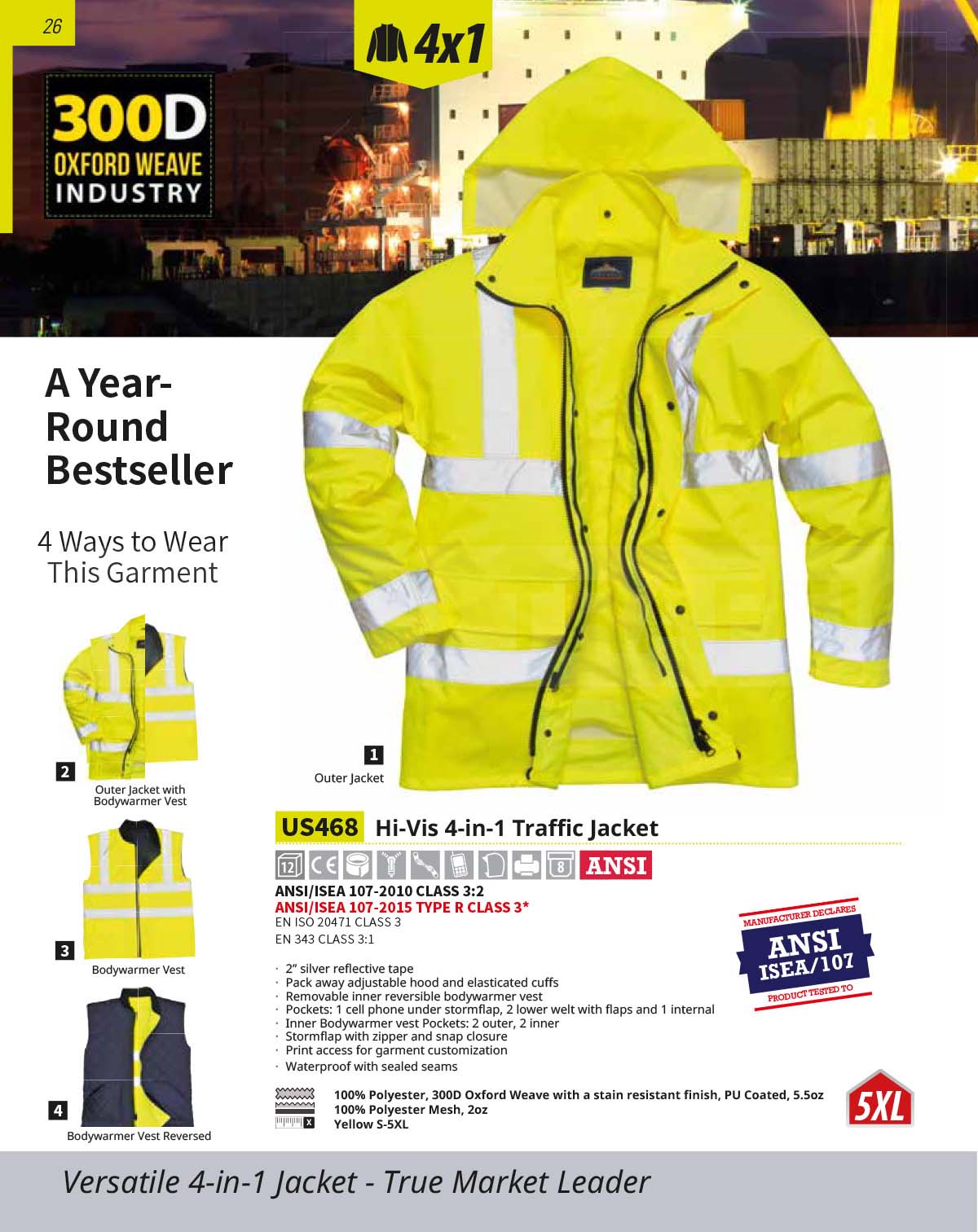 US468 High Vis Jacket