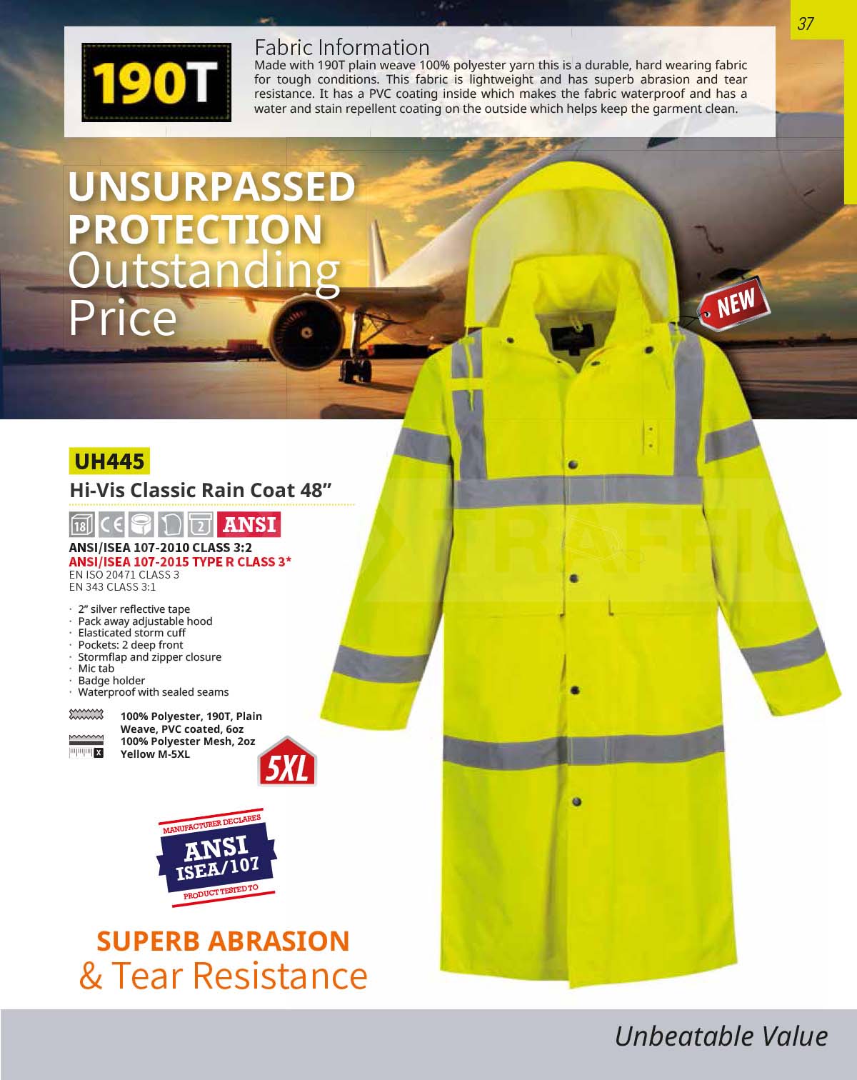 US445 Classic Rain Coat