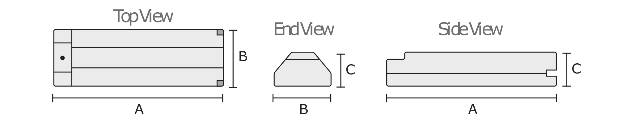 Checkers AC4614 wheel chock diagram