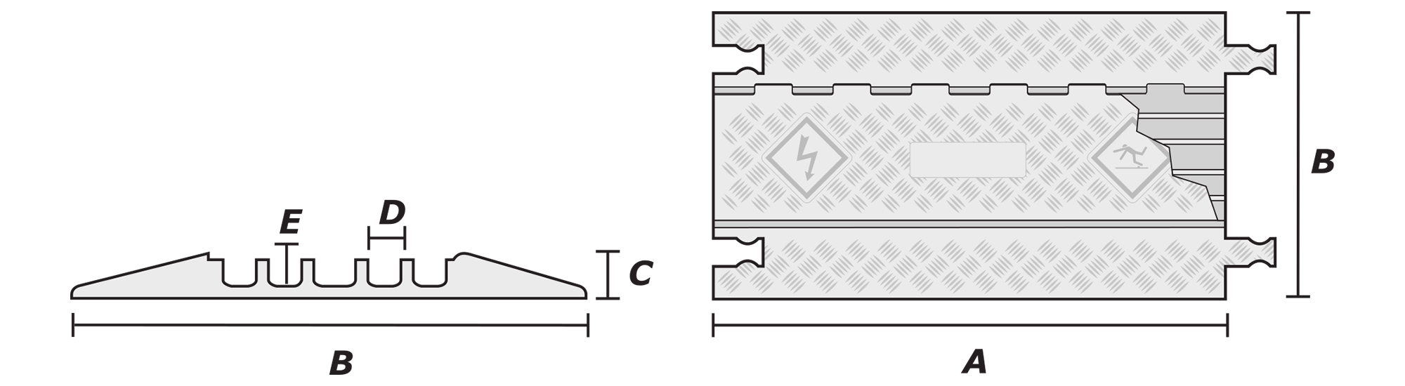 5 Channel Firefly® Cable & Hose Protection System