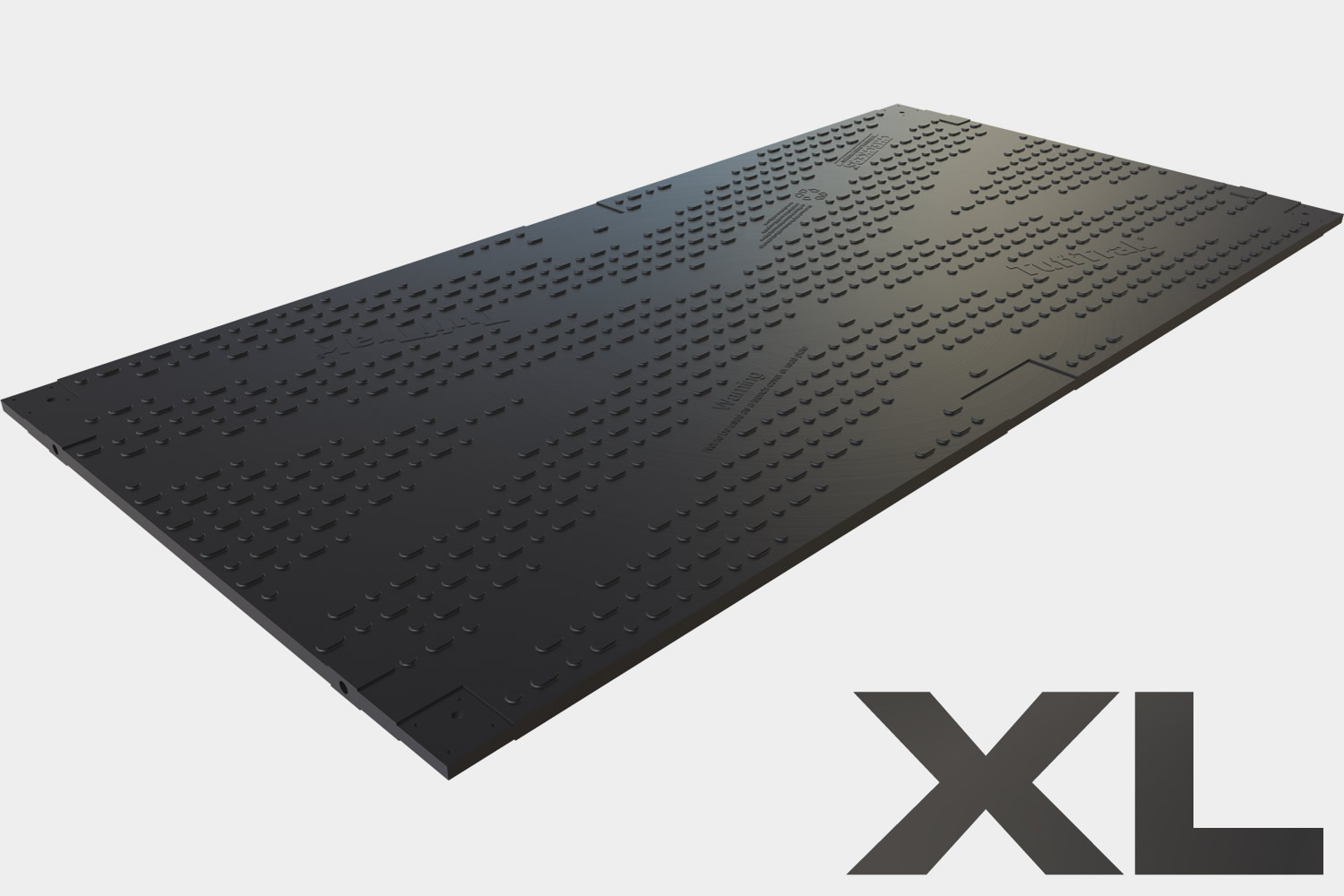 Tuff-Trac Multi-Purpose Rubber Mat - 1/4 x 40 x 96 - Extreme Heavy-Duty  1/4 Thick Recycled Rubber Mat for Indoor or Outdoor, Great for Workshops