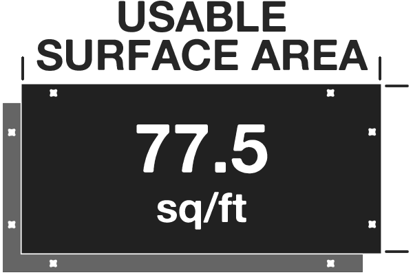 TuffTrak XL+ Sqft