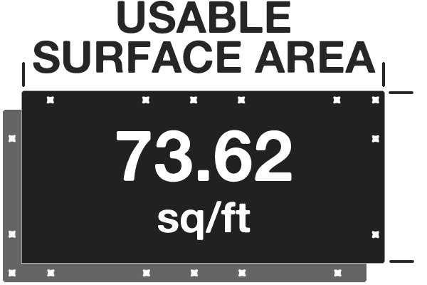 TuffTrak XT Sqft