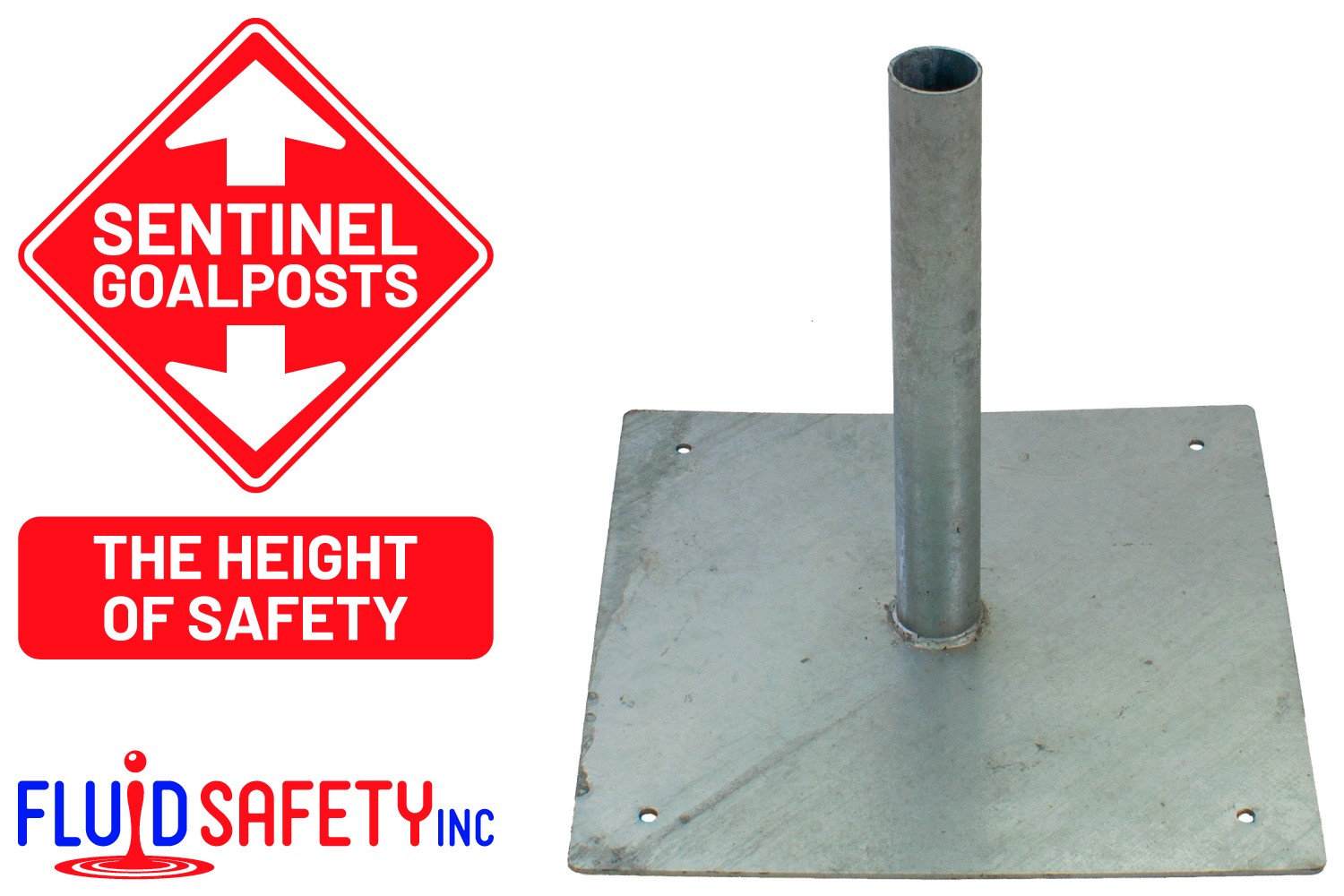Red Telescopic Poles and Bunting for Height Restrction Barriers