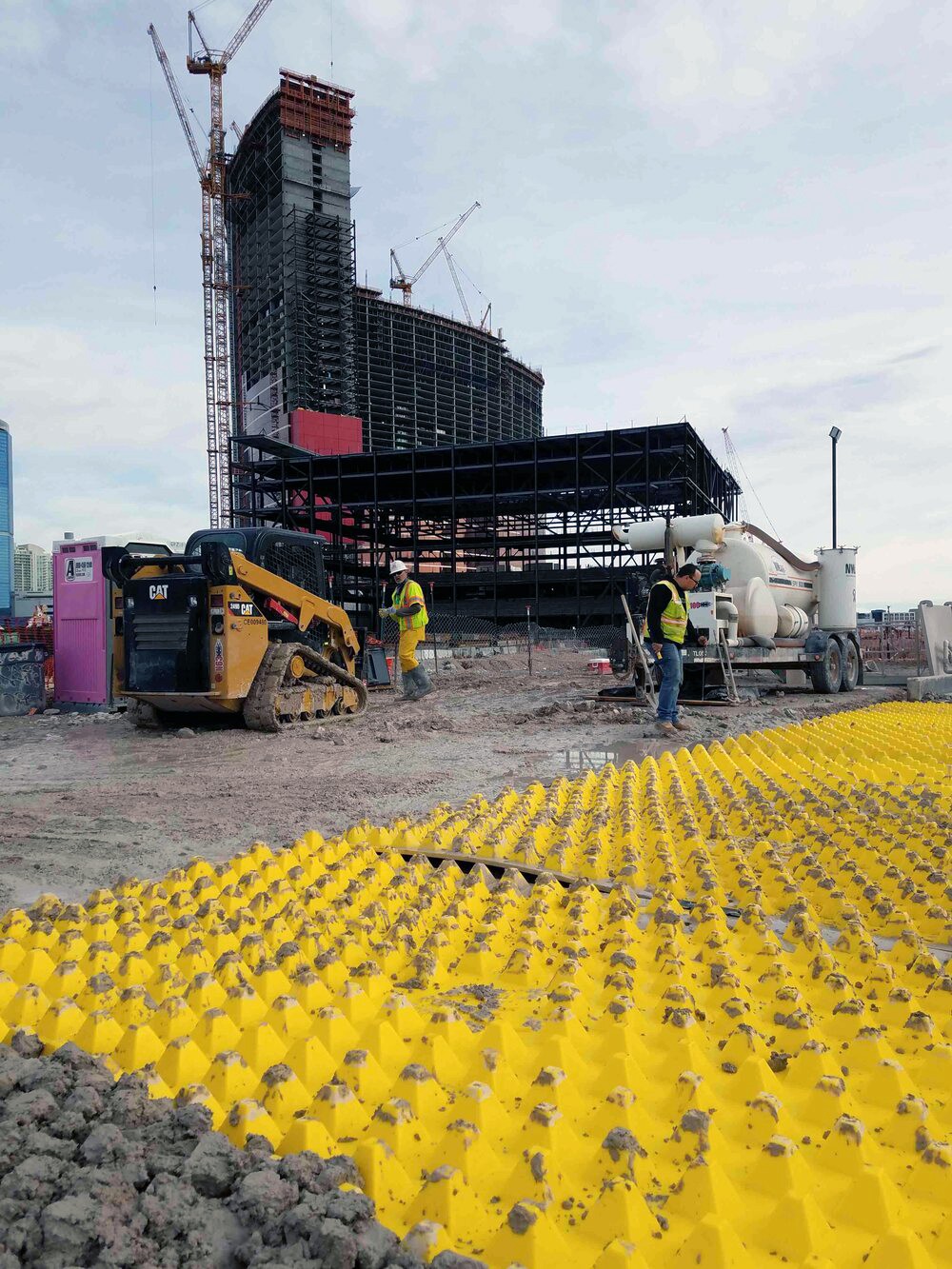 Reusable Trackout Control Mud Mat, 12'x7' - Rental