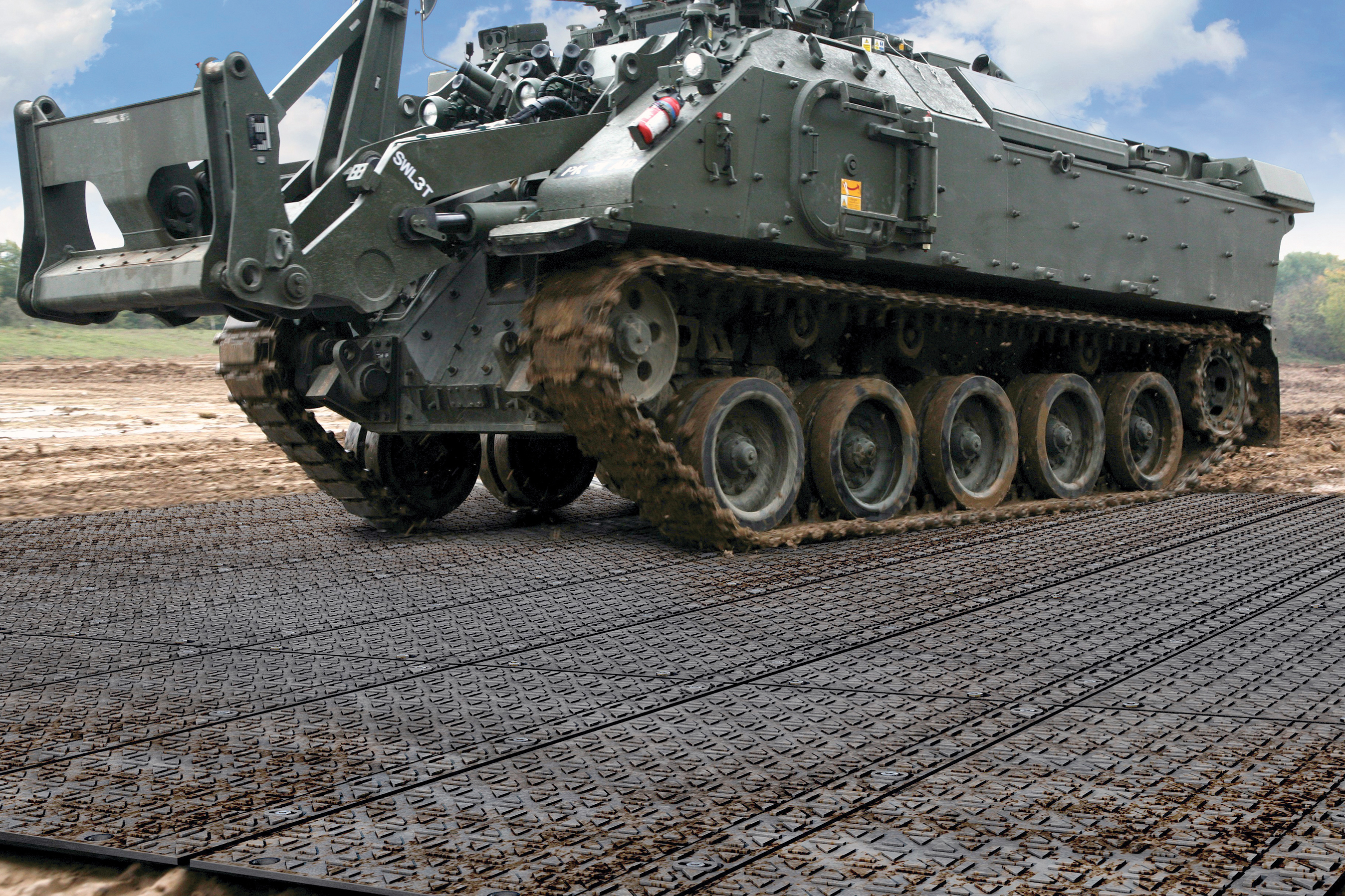 Ground mats for military use