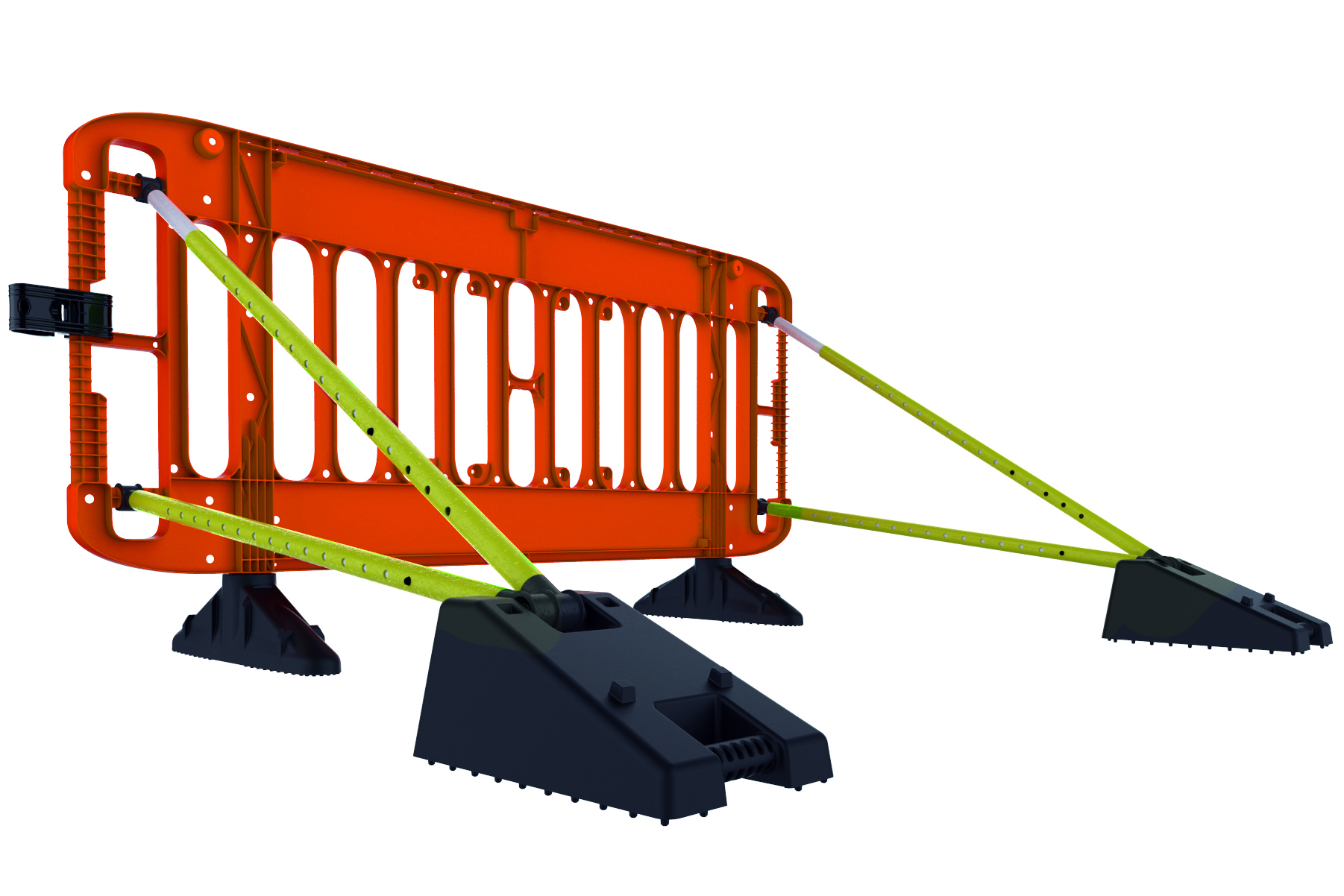 Example setup of the Titan barrier using Sure Blocks and SurePole