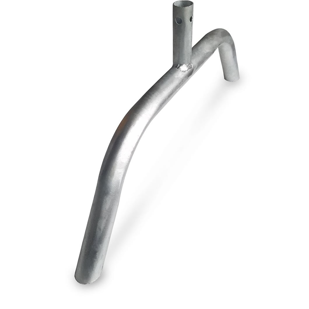 Bridge Foot - Arch shaped metal foot for metal barriers