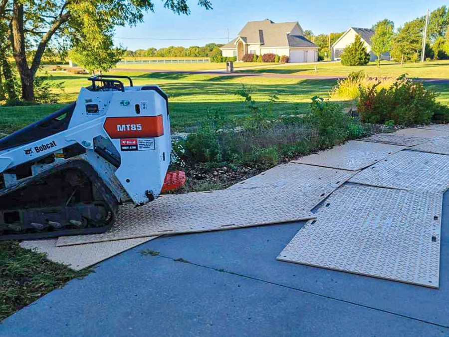 Ground Protection Scout Mats™ used in construction