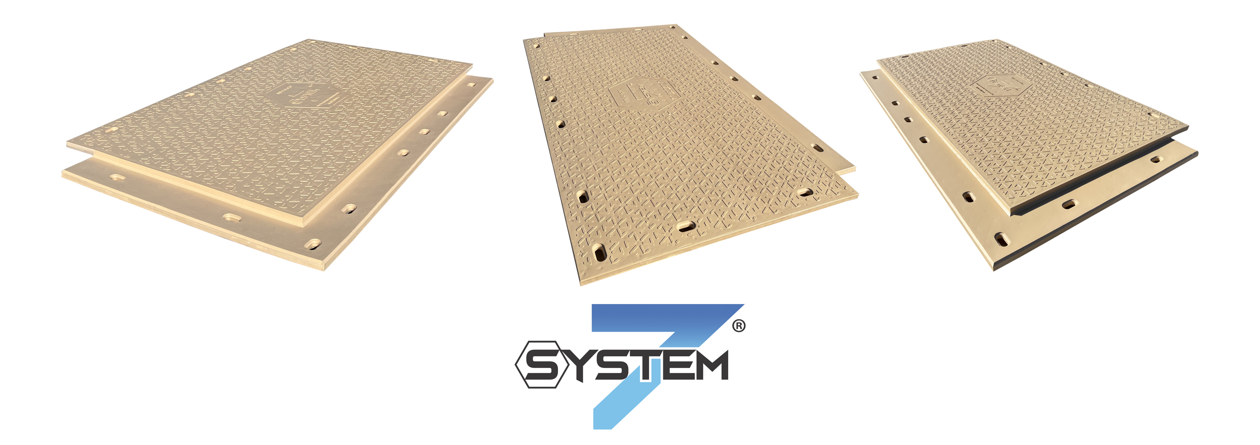 Composite Vs Wooden Timber Heavy track mats System 7 Mat Collection