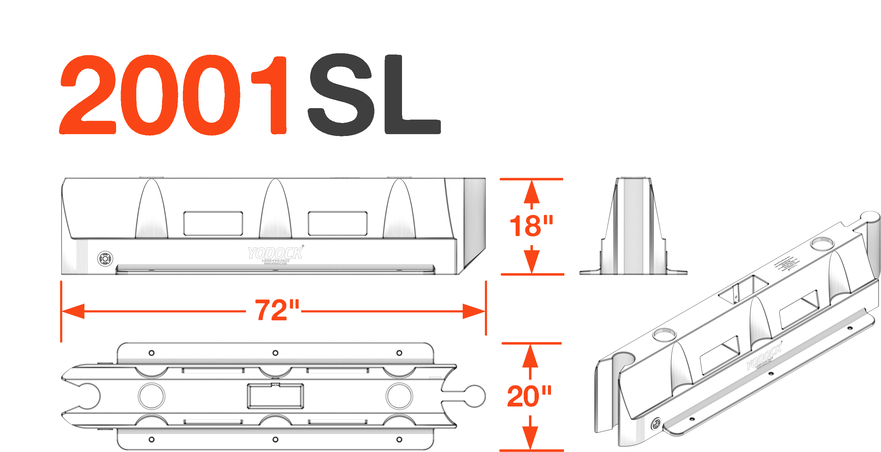 Yodock 2001M Dimensions